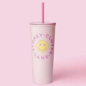 Stoney Clover Lane x Traget 23oz Stainless Steel Tumbler with Straw Light Pink